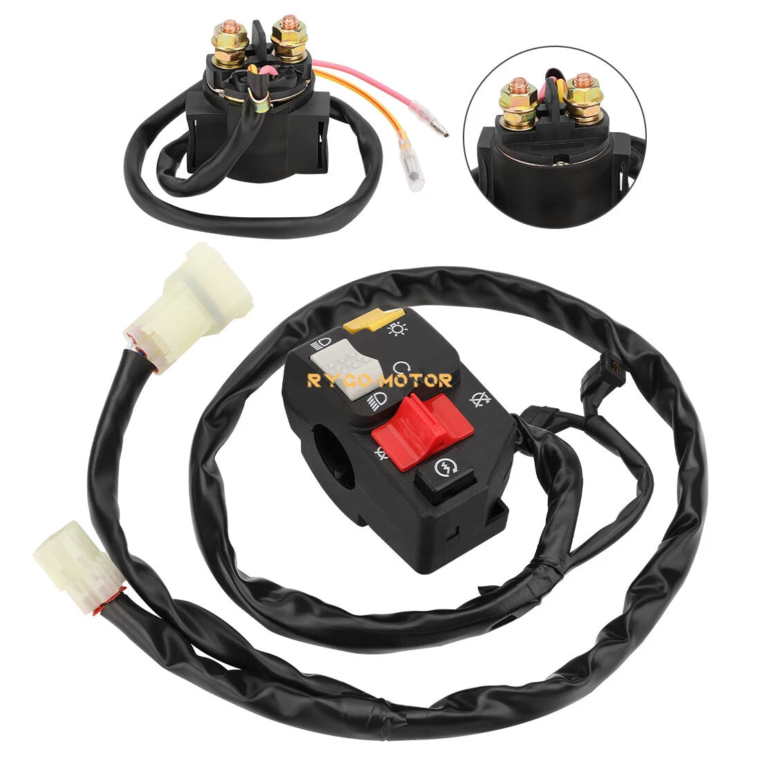 Handlebar & Starter Relay Switch for Honda TRX400EX 400EX Sportrax (1999–2004)