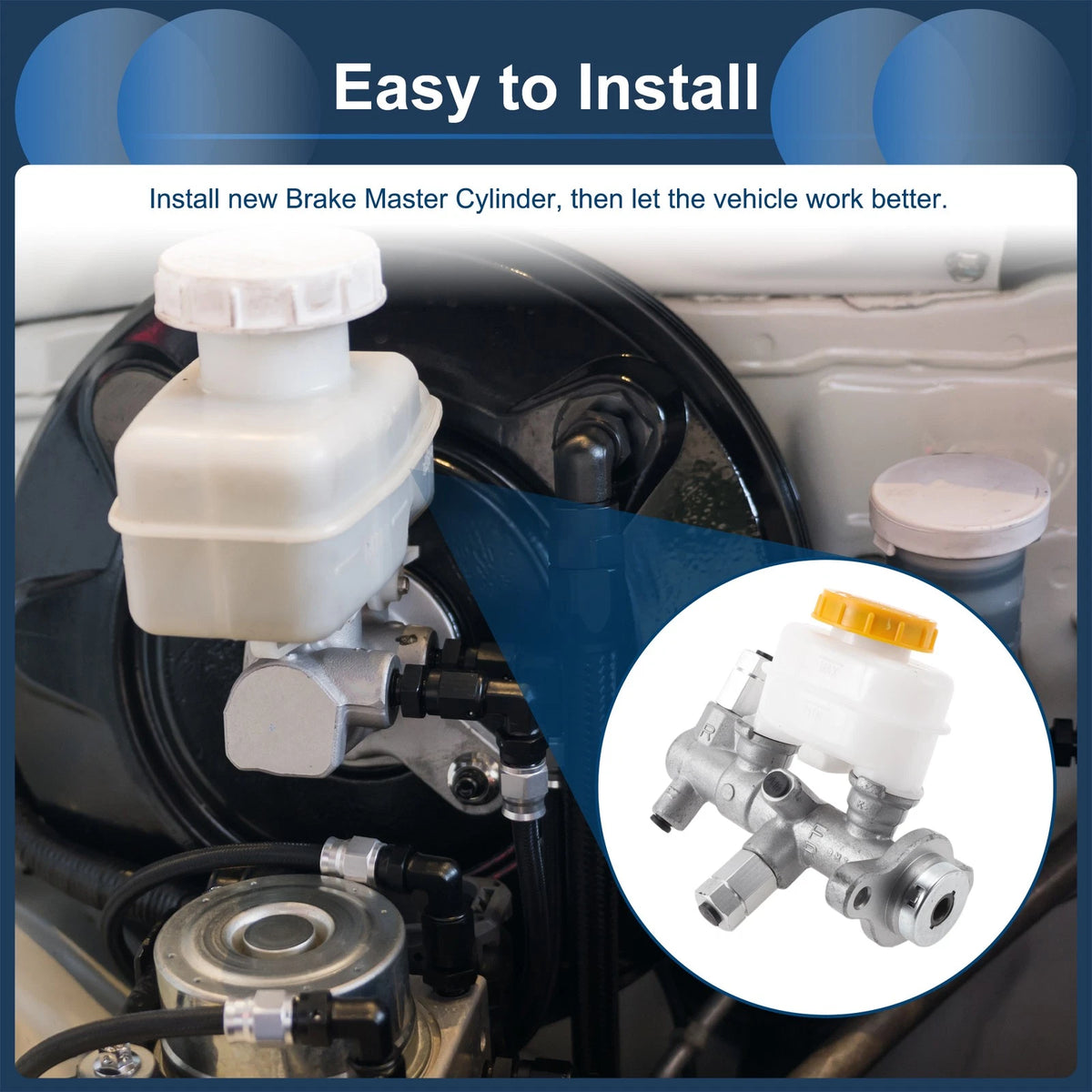 Brake Master Cylinder Reservoir for Nissan Sentra (1991-1994)