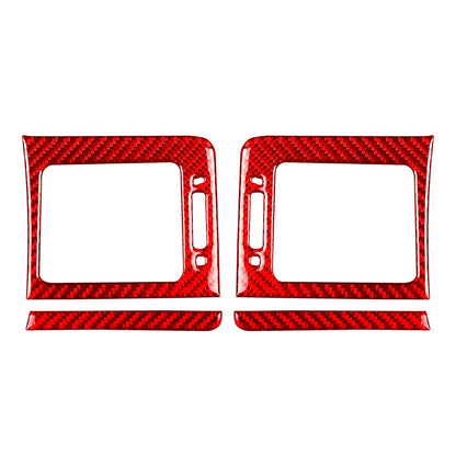 Red Dashboard Side Air Vent Outlet Cover Trim for Subaru WRX STi (2015-2021)
