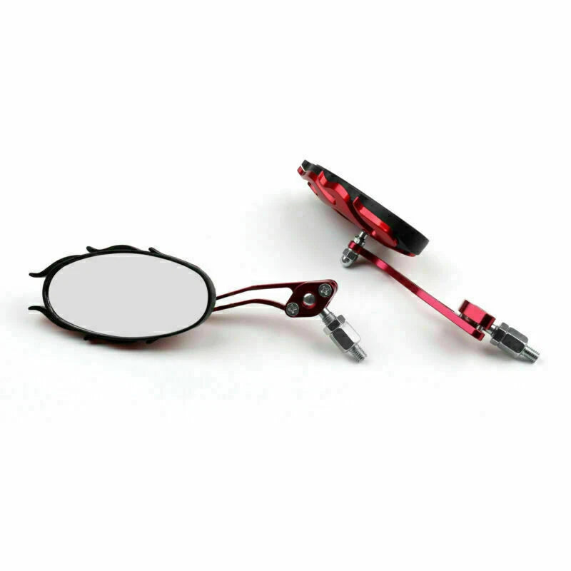 8mm/10mm Universal Rearview Mirror for Motorcycle (Rd F2)