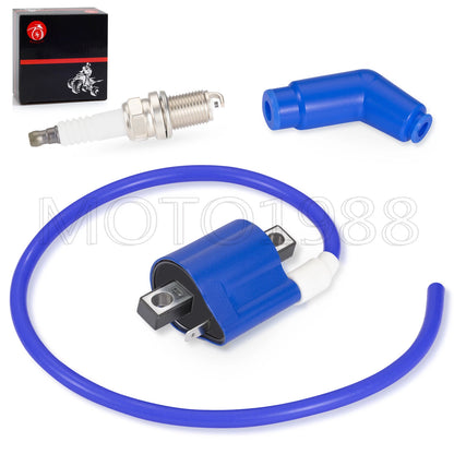 Ignition Coil Pack Spark Plug for Polaris Trail Blazer 330 Xpedition(2000–2013)