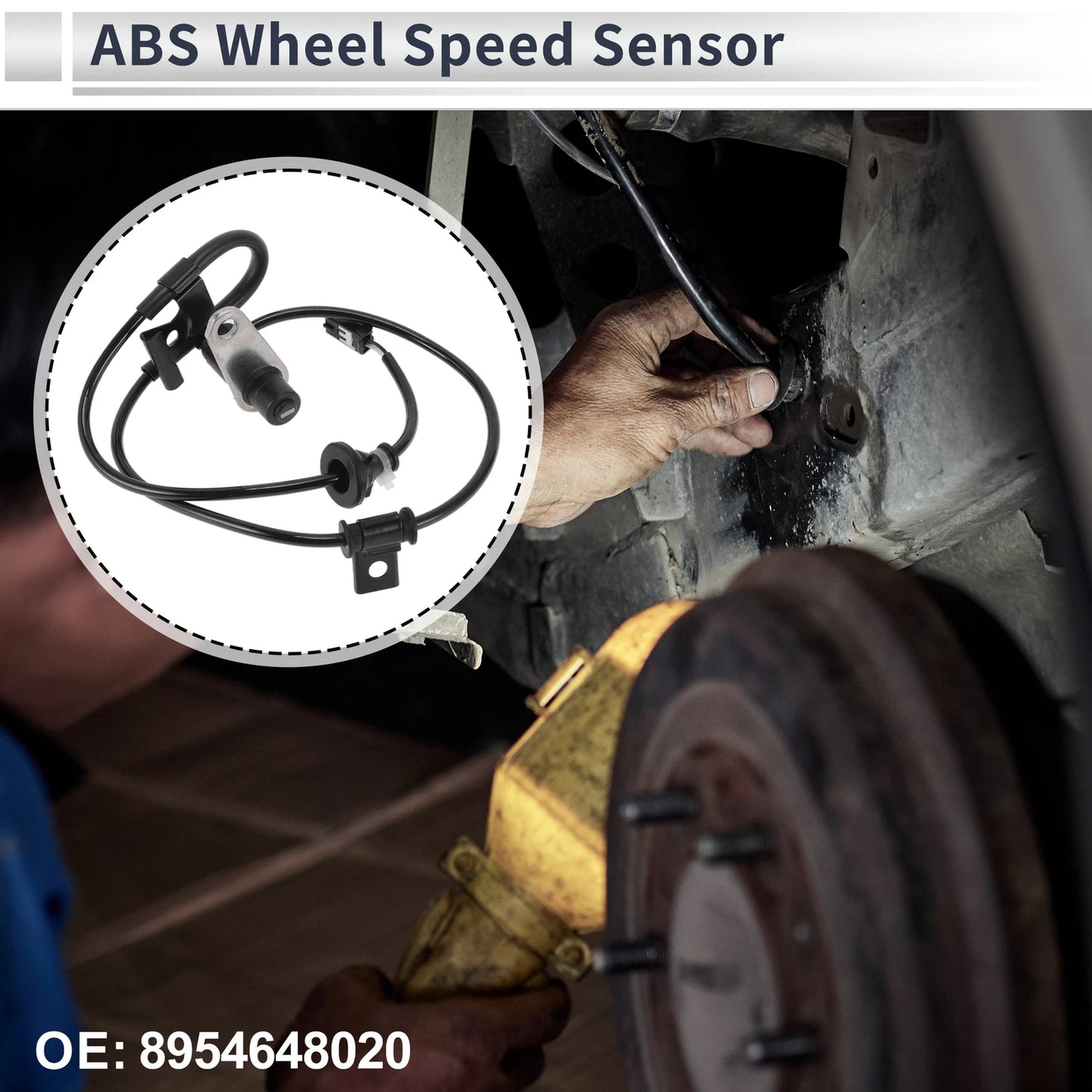 ABS Wheel Speed Sensor for Toyota Highlander (2001-2003) 1 Pcs Rear Left