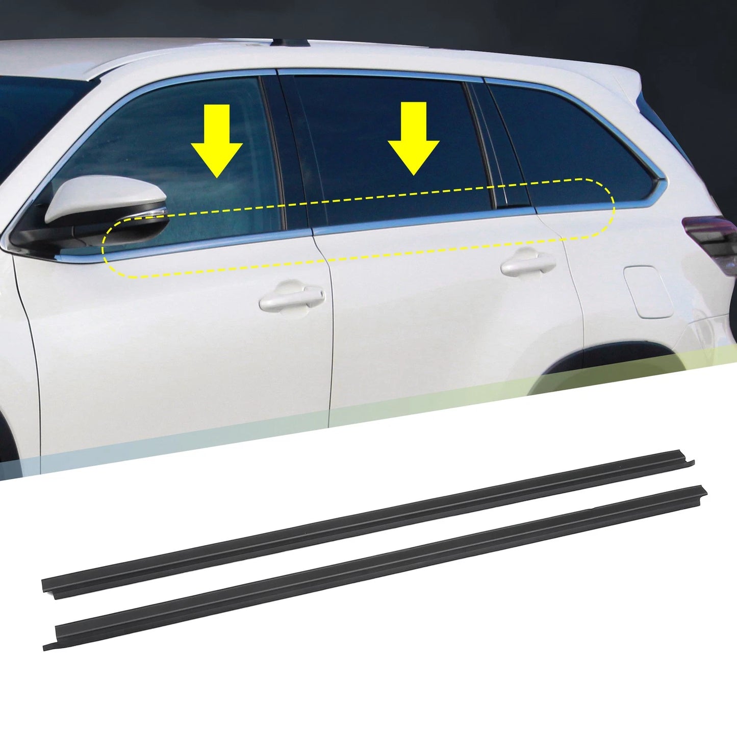 Window Glass Seals for Nissan D21 Base SE XE (1986-1997)