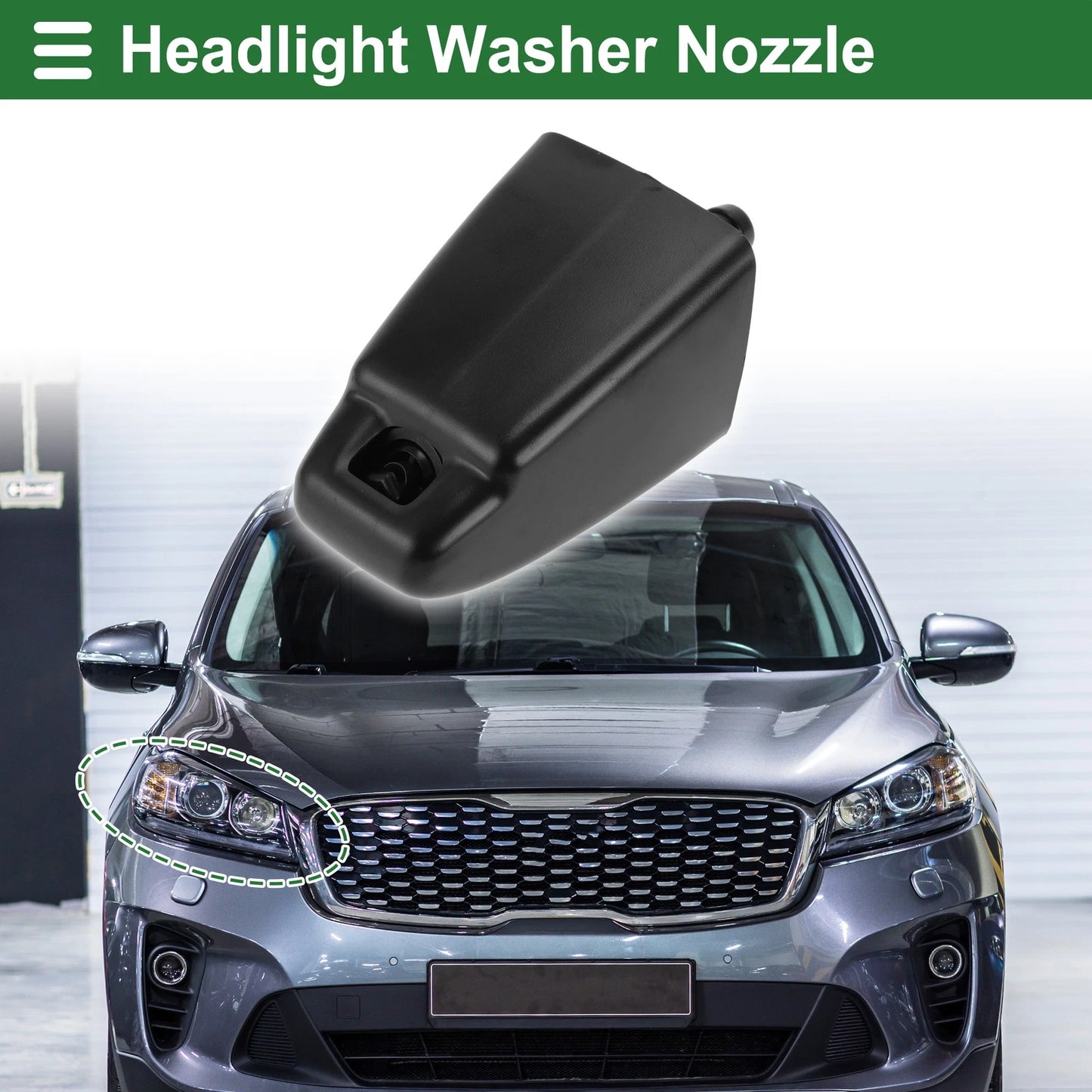 Headlight Washer Nozzle Front Driver or Passenger Side for Toyota Land Cruiser