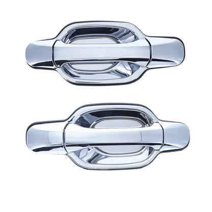 2pcs Rear LH+RH Chrome Outer Door Handle for Holden Rodeo RA, Colorado (1999–2004)