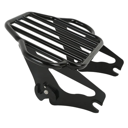 Black Detachable Luggage Rack for Harley Road King Electra Glide (2009 - 2024)