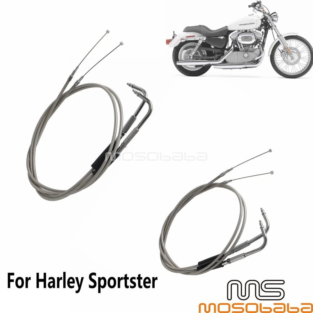 1.5m Throttle Oil Cable for Harley Sportster XL883 XL1200 (1996-2015)
