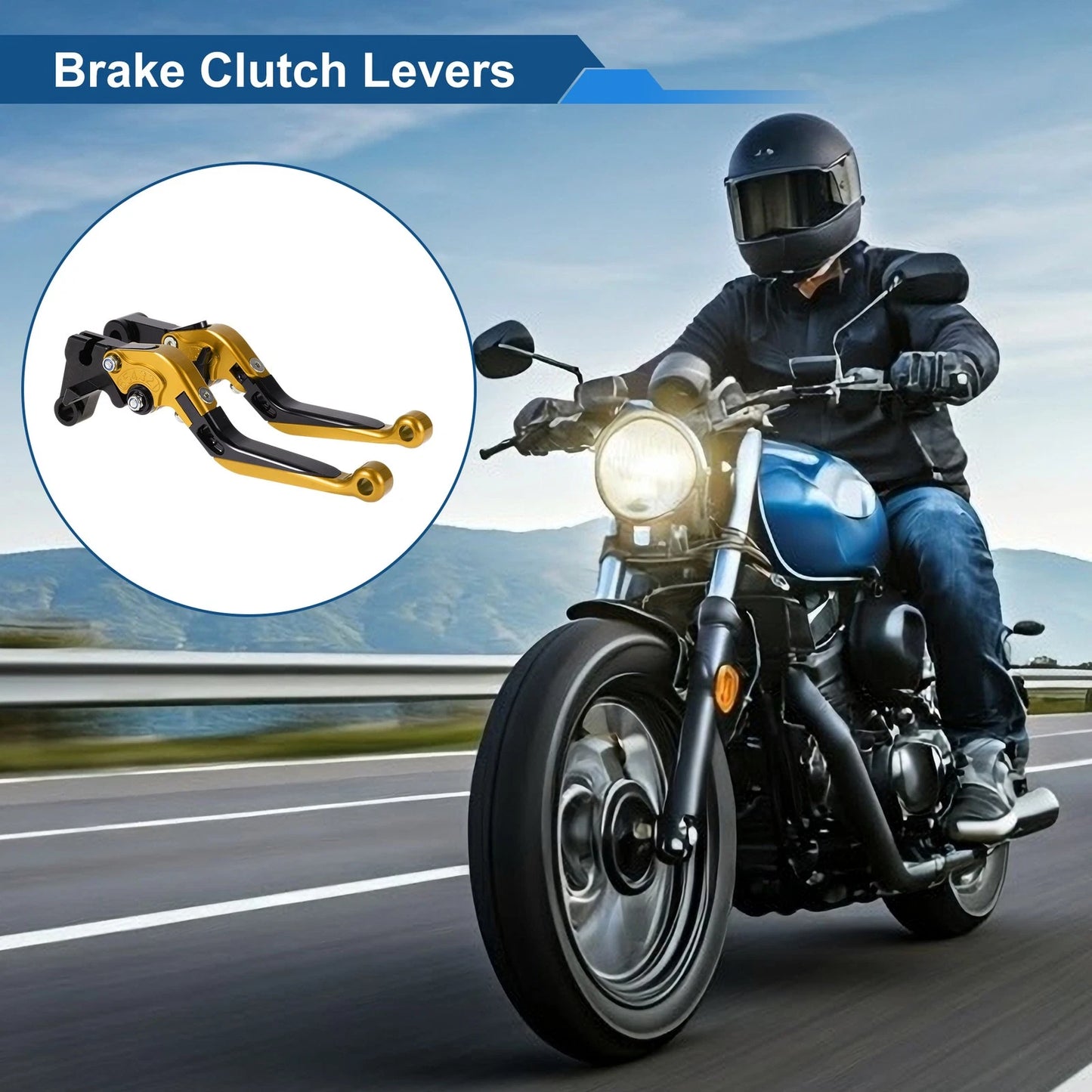 Brake Clutch Levers Adjustable Short Long for Yamaha YZF R1 (2015–2022)