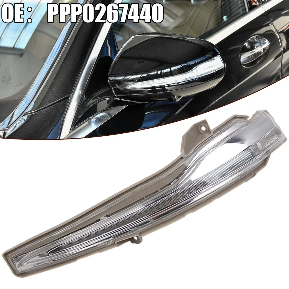 Turn Signal Reversing Mirror Left Side Lamp White Repeater for Car