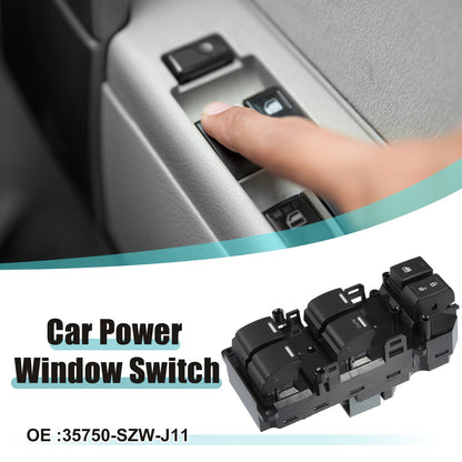 Driver Side Power Window Switch for Honda Accord (2008-2011) Black