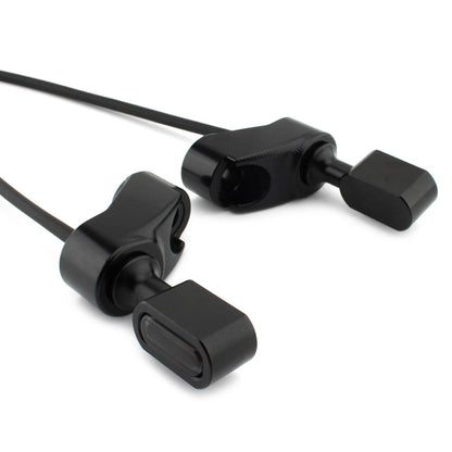 Black Front Fork Turn Signal Indicator Light for Harley FXR (1987-2000)