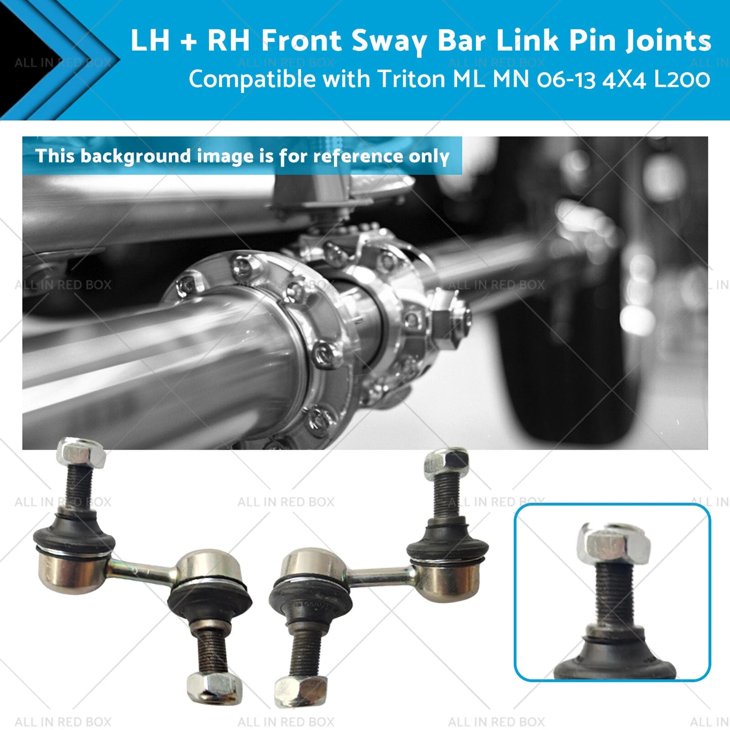 Front Sway Bar Link Pin Joints for Triton ML MN 06-13 4X4 L200 (2006-2013)