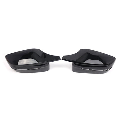 M Style Glossy Black Side Mirror Cover Caps for BMW 3 Series (2019–2023)