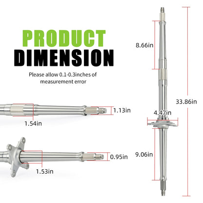 New Rear Axle Shaft for Honda Sportrax TRX400EX/TRX400X 1999-2014