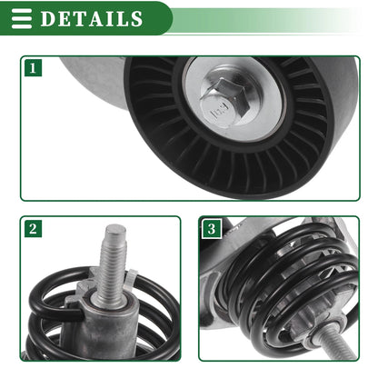 Engine Belt Tensioner Pulley Assembly for Ford Bronco (1993-1996)