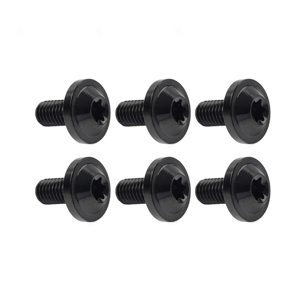 6 x Universal Titanium M5x15mm Torx Head Bolts for Bike Motor