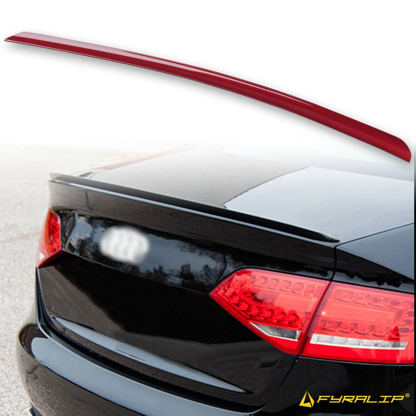Garnet Red Boot Lip Spoiler for Audi A4 B8 B8.5 (2008-2016)
