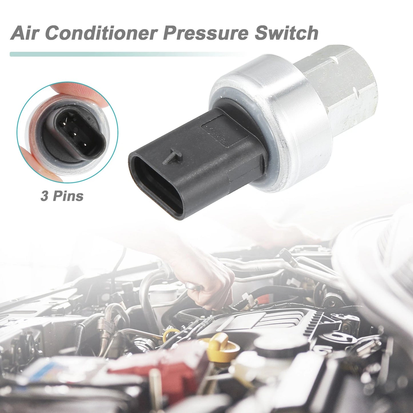 1pcs A/C Pressure Sensor for Chrysler 200 (2012 - 2017)