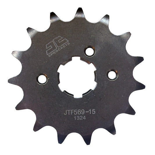 15-Tooth Front Steel Sprocket for Yamaha Breeze 125 & Grizzly 125