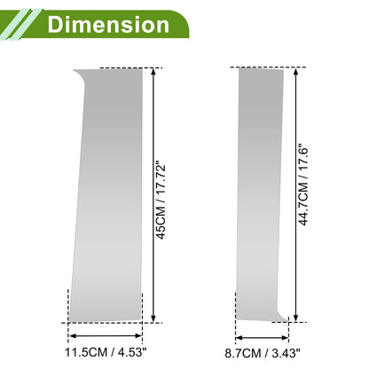 4 x Pillar Window Trim for GMC Canyon (2015-2024) Silver Tone