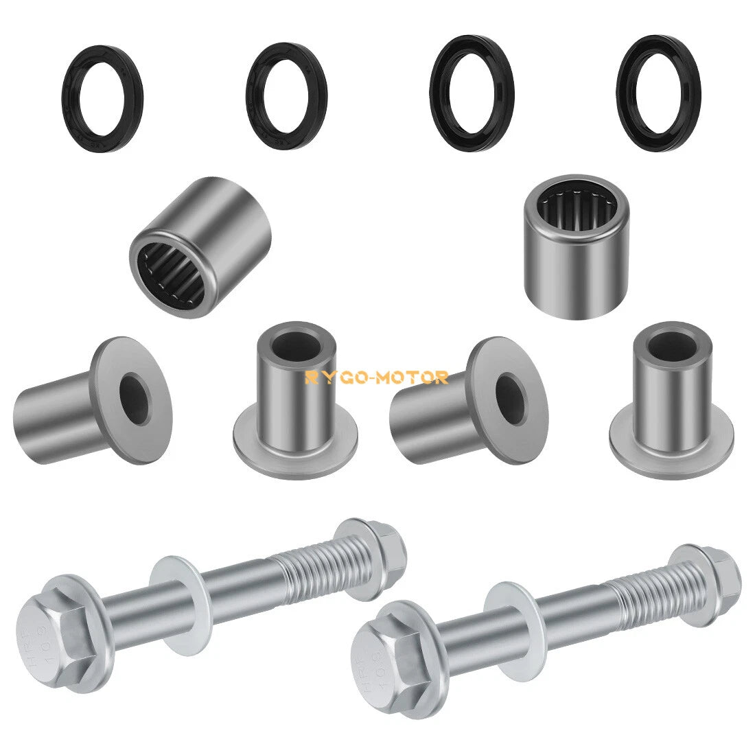 Upper Bushing & Bearing & Nut for Suzuki Quadsport Z400 LT-Z400 Front A-Arm