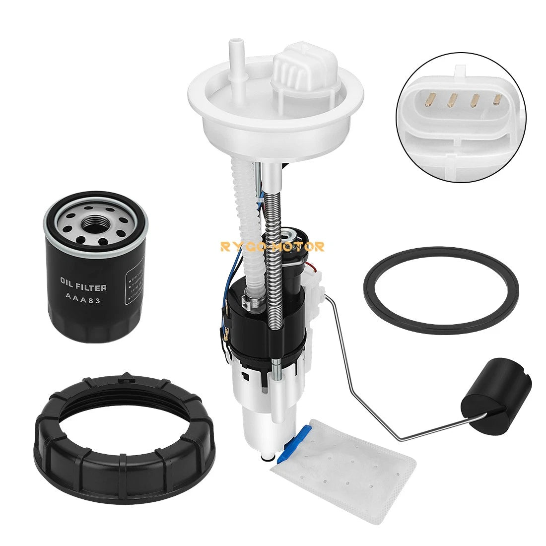 2 x Fuel Pump Assembly & Oil Filter for Polaris Ranger 570 900 1000