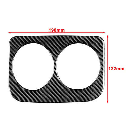 Red Rear Water Cup Holder Panel Cover Trim for Subaru WRX STI (2015-2021)