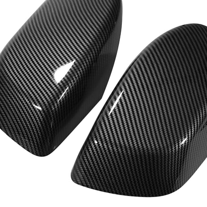 Carbon Fiber Pattern Rear View Mirror Covers for BMW E60 E61 E63 E64 (2007-2010)
