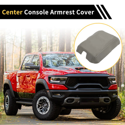 Console Lid Armrest Cover for Ford F-150 Microfiber Leather (2015-2023)