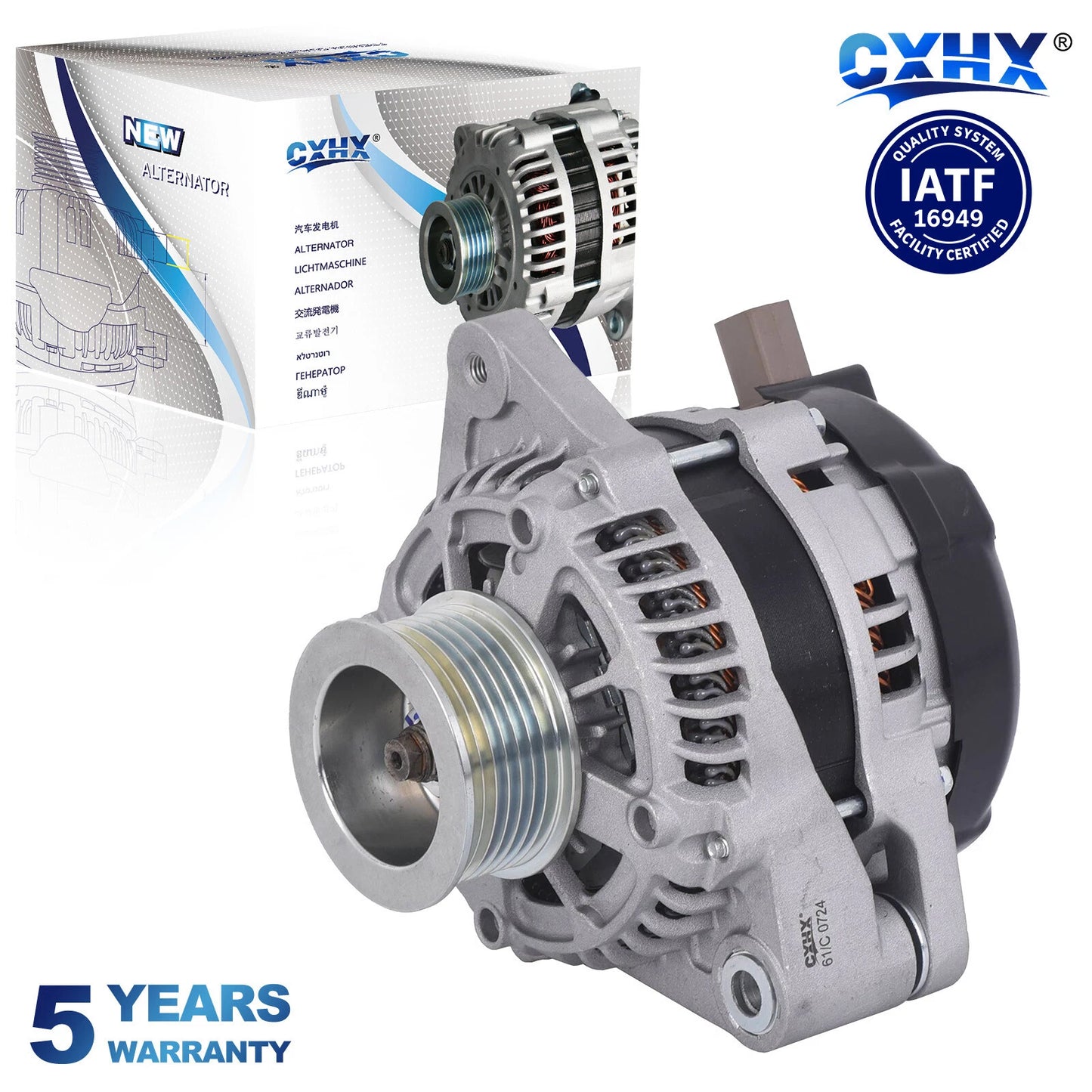 New Alternator for ISUZU D-MAX 2.5D/3.0D 12V 120A (2002-2023)