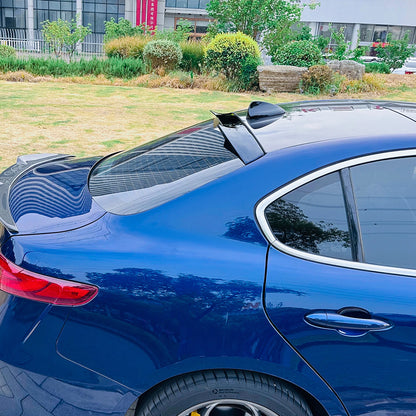 Gloss Black Rear Boot Spoiler Lip for Alfa Romeo Giulia (2015-2024)
