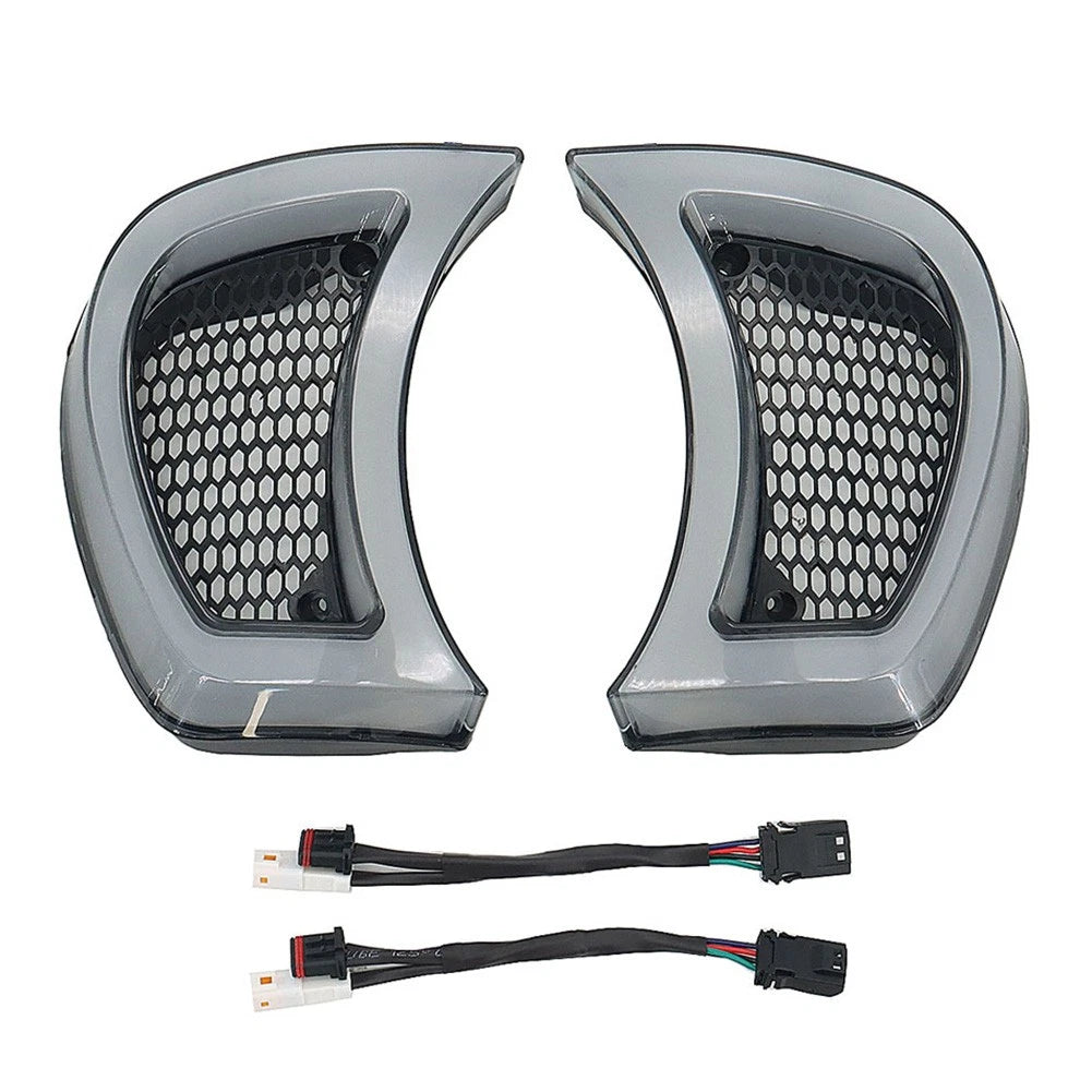 Tracer Headlight Vent Accent LED Indicator Lights for Harley Road Glide (2015-2023)