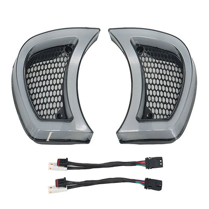 Tracer Headlight Vent Accent LED Indicator Lights for Harley Road Glide (2015-2023)