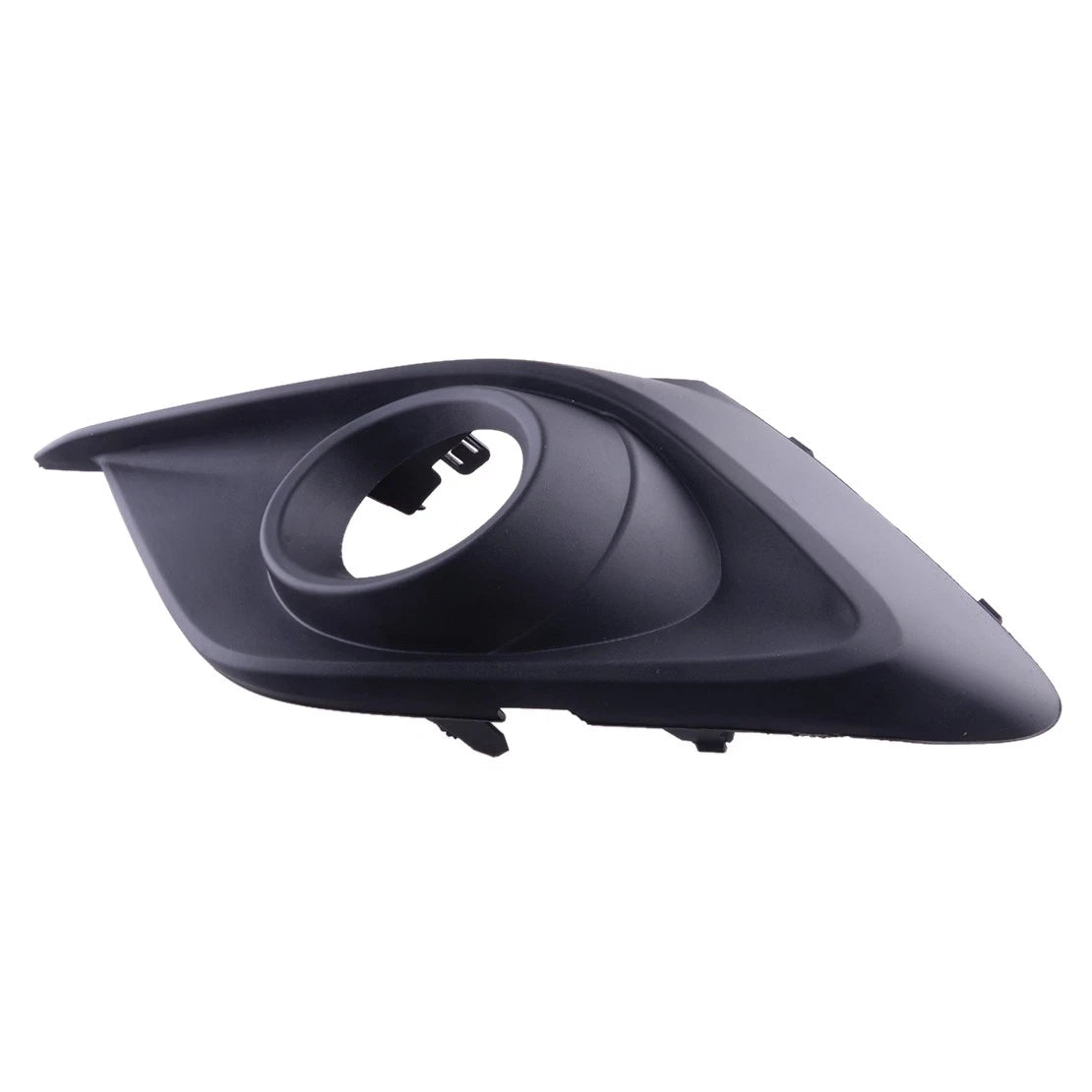 Black 1 x Front Bumper Fog Light Covers for Mazda 3 (2014-2016)