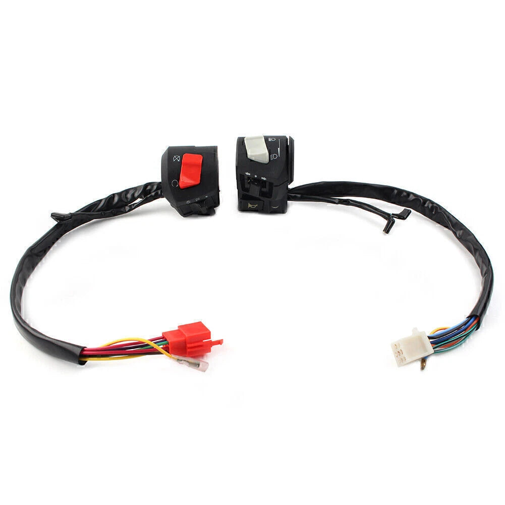 Horn Turn Signal Headlight Electric Start Switch for Motorcycle Handlebar (2023)