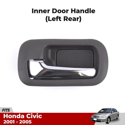 Left Rear Inner Door Handle Fits Honda Civic Dimension EU EP ES EM Sedan 2001-05
