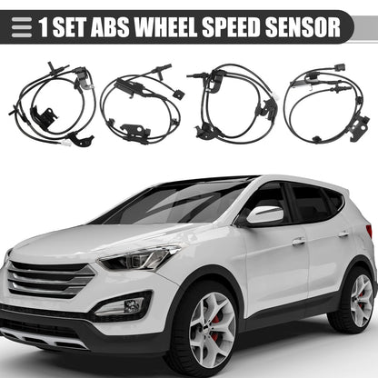 4 Pcs ABS Wheel Speed Sensors for Toyota RAV4 4WD (2008-2012)