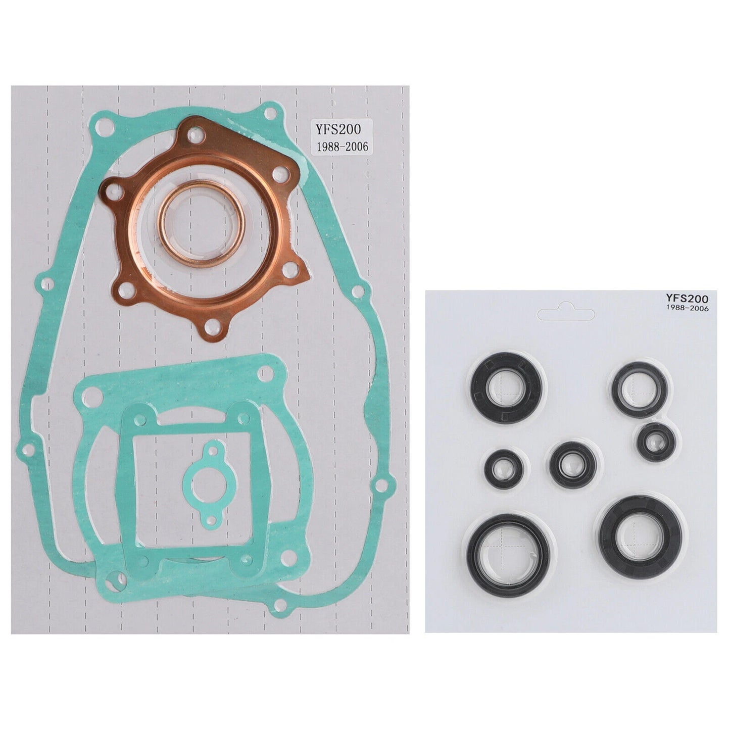 7 Piece Shaft Seal & Gasket Set for Yamaha YFS 200 Blaster (1988-2006)