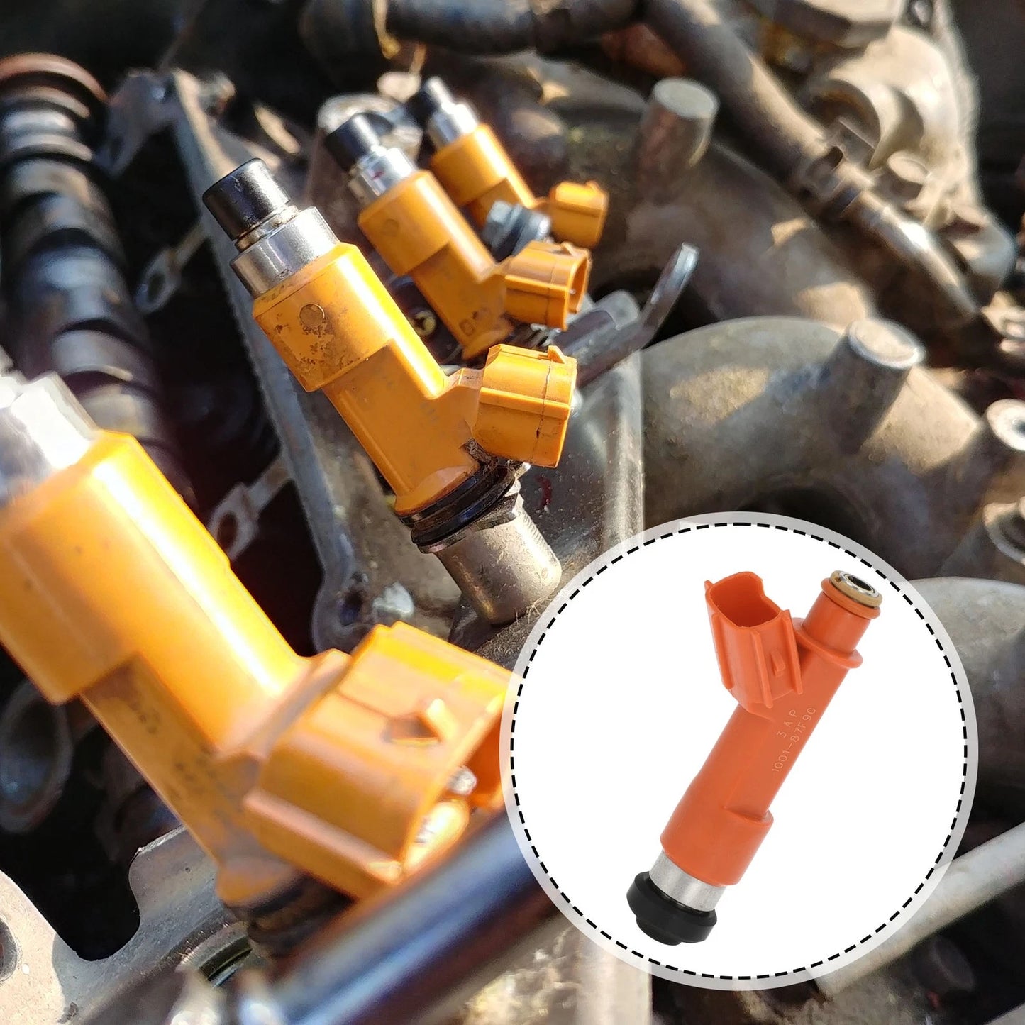 Fuel Injector 1.8L for Toyota Corolla (1998-2008) 1 x Orange
