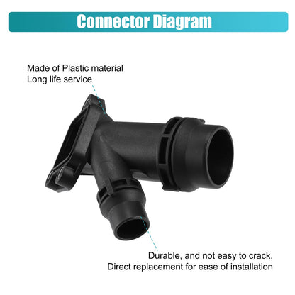Engine Coolant Hose Connector for BMW E38 E39 E46 E65 E66 E67 (1995-2006)