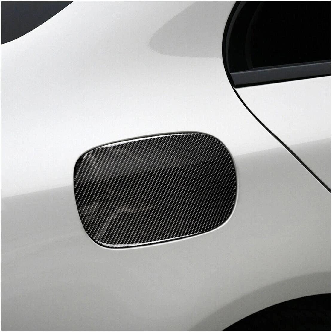 Carbon Fiber Gas Fuel Tank Door Cover for Mercedes Benz W205 (2015-2018)