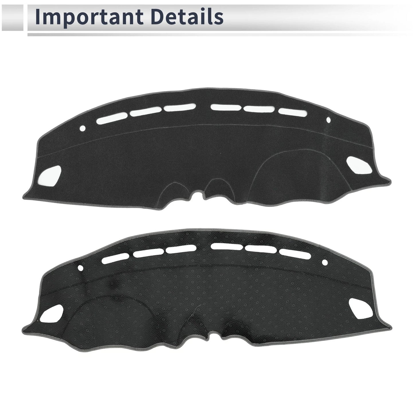 Dash Cover Mat for Suzuki Swift Sport (2017-2023) Sun Protector Gray