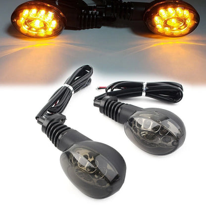 LED Turn Signal Light Smoke Lens for KAWASAKI NINJA 250R (2008-2012)