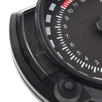 Universal LCD Digit Motorcycle Speedometer Tachometer Odometer 15000rpm