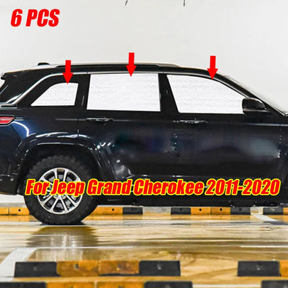 Side Window Privacy Sunshade Cover / 6pcs for Jeep Grand Cherokee (2011–2020)