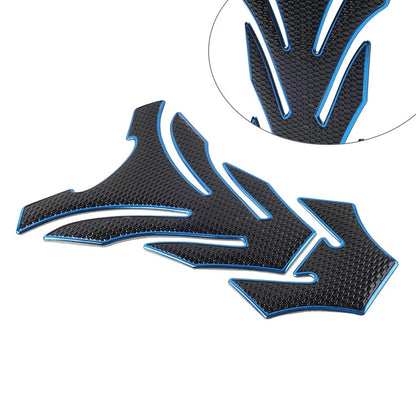 Blue Motorcycle Fuel Tank Pad Cover Guard Protector Decal Grip