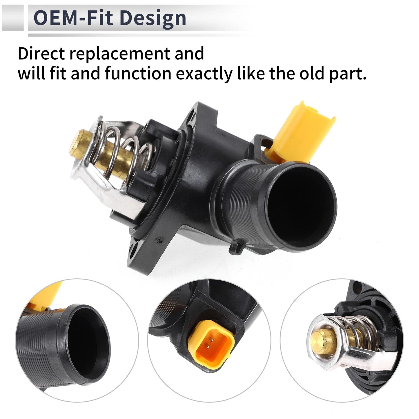 Engine Coolant Thermostat Housing for Peugeot 1007 (2005-2017)