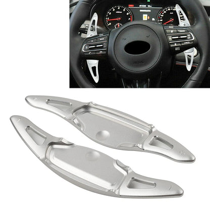 Steering Wheel Shift Paddle Trim for Kia Stinger CK K8 (2018 - Present) Silver
