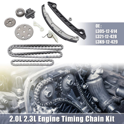 Timing Chain Kit for Mazda 3 5 6 Tribute 2.3L L4 (2004-2013)