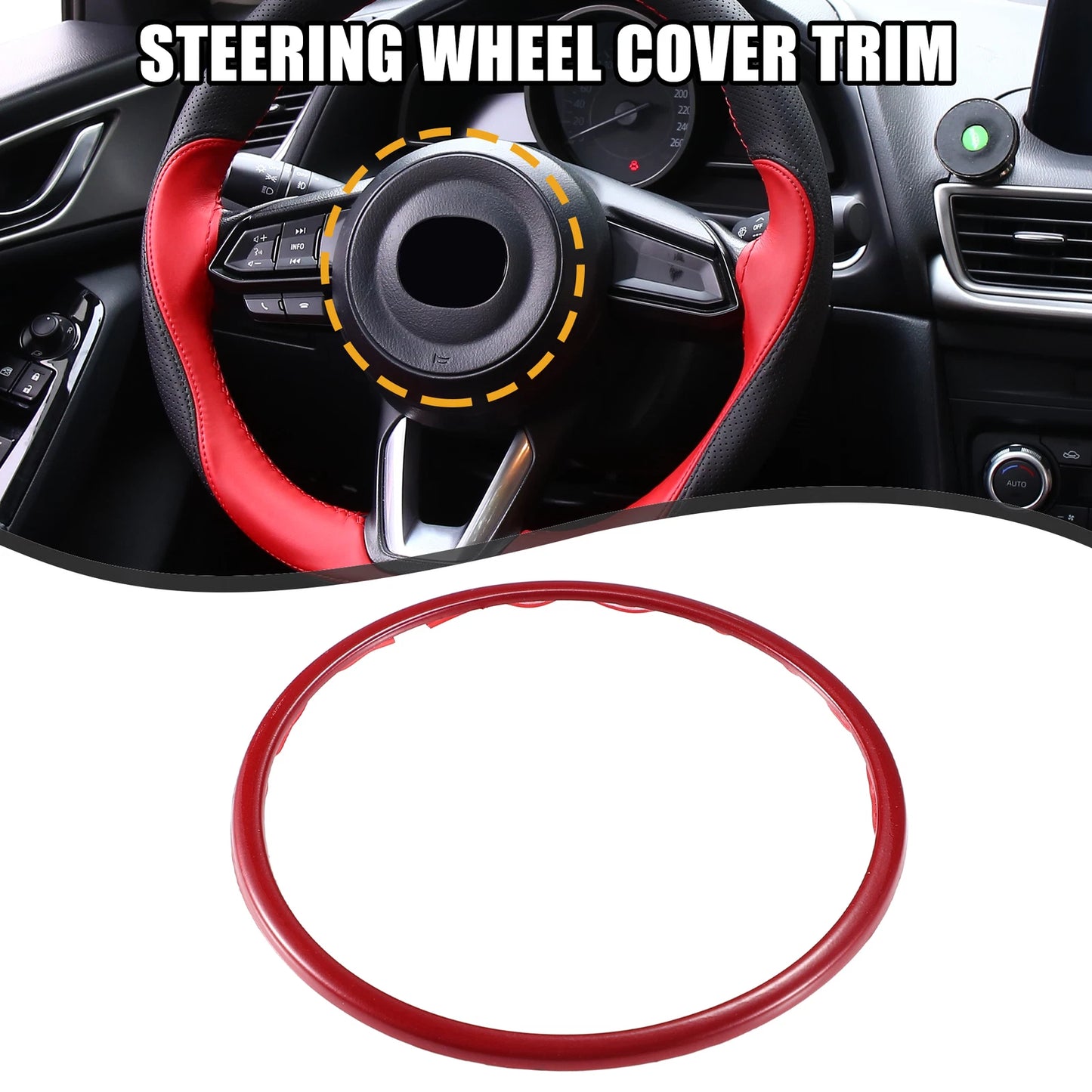 Steering Wheel Cover Trim for Mazda 3 (2014-2023)